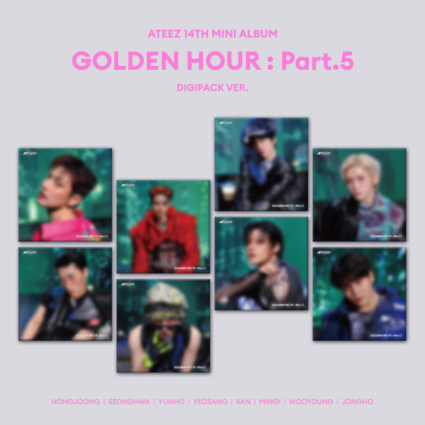 ATEEZ - GOLDEN HOUR : Part.5 (DIGIPACK ver.) – Wooksy