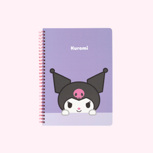 sanrio notebook kuromi paars
