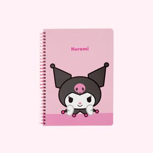sanrio notebook kuromi roze