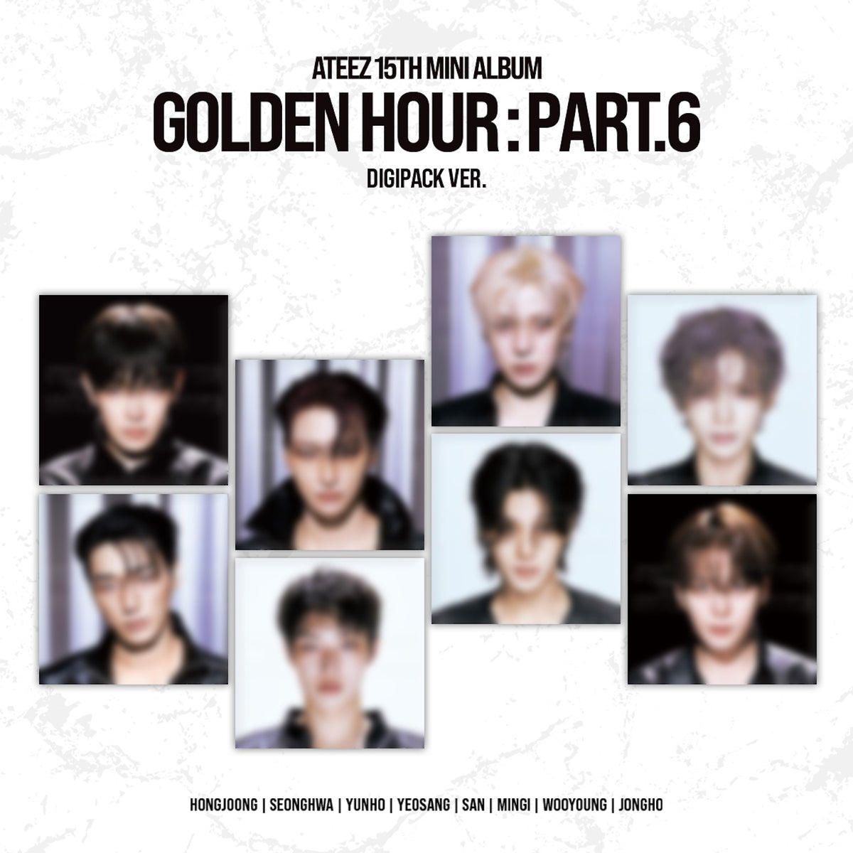 ATEEZ - 15TH MINI ALBUM [GOLDEN HOUR : Part.6] (DIGIPACK VER.)