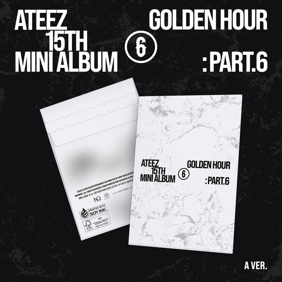 ATEEZ - 15TH MINI ALBUM [GOLDEN HOUR : Part.6] (POCAALBUM VER.)