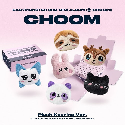 [PRE-ORDER] BABYMONSTER - 3rd Mini Album [CHOOM] (Plush Keyring Ver.)