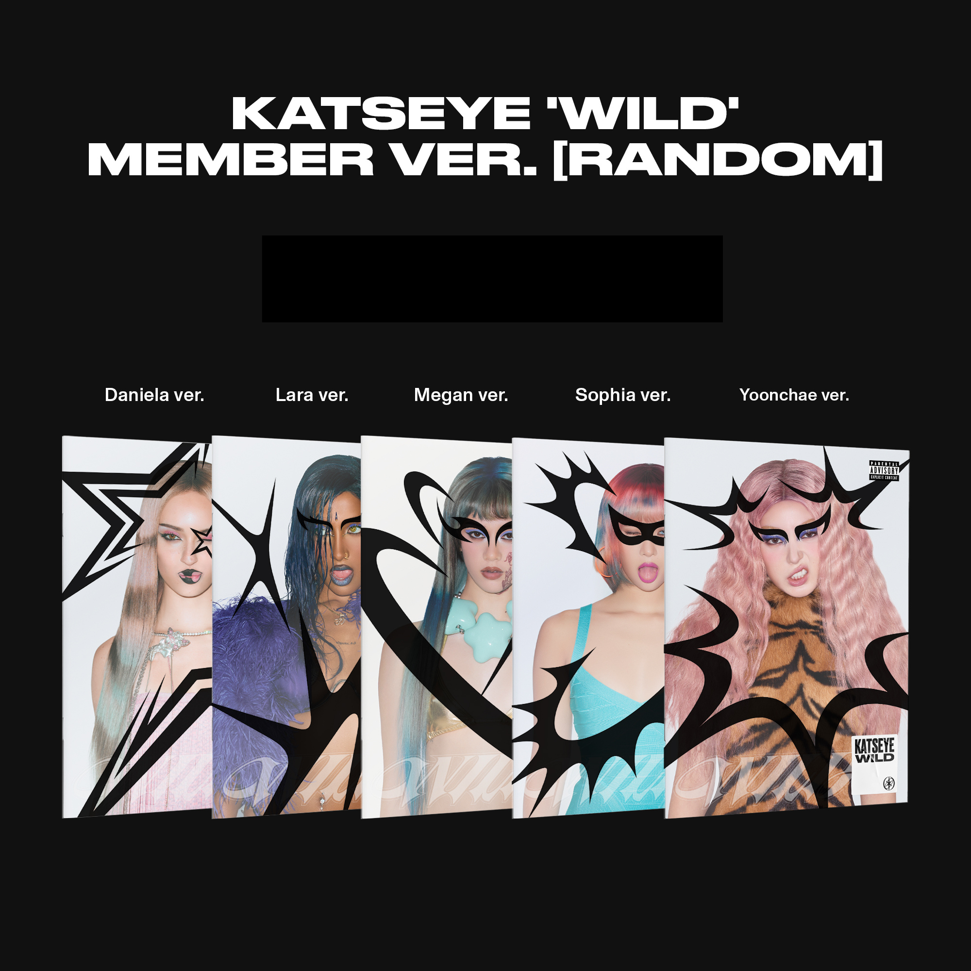 [PRÉCOMMANDE] KATSEYE - 3ème mini-album [WILD] (version membre)