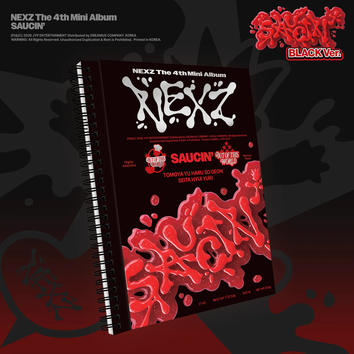 NEXZ - The 4th Mini Album SAUCIN’