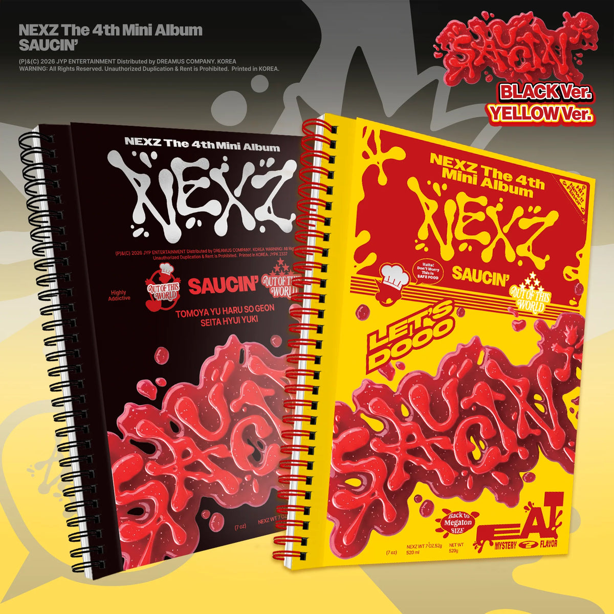 NEXZ - The 4th Mini Album SAUCIN’