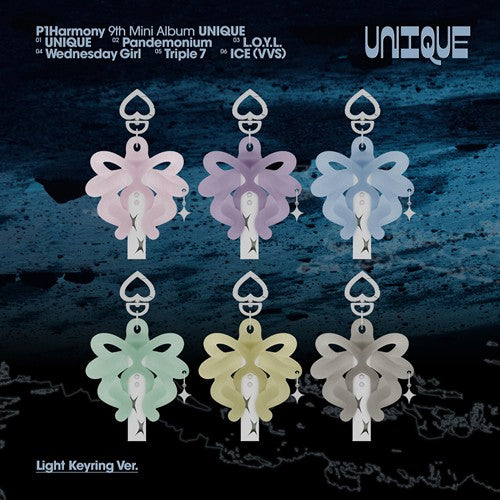 P1Harmony - 9th Mini Album [UNIQUE] (Light Keyring Ver.)