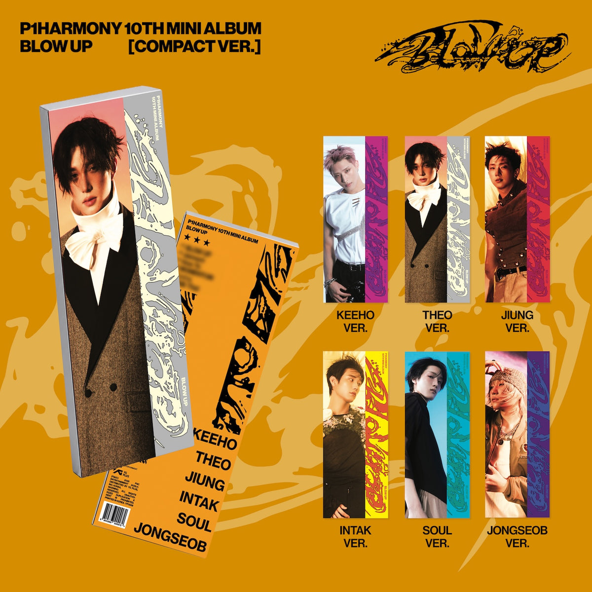 P1Harmony - 10th Mini Album [BLOW UP] (Compact Ver.)