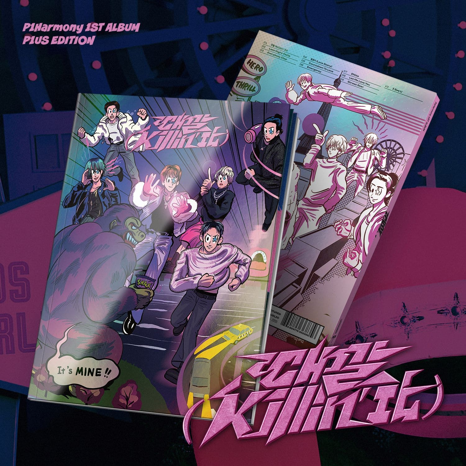 P1HARMONY - 1st Full Album [때깔 (Killin' It)] (P1us Edition Ver.) (Limited Edition)