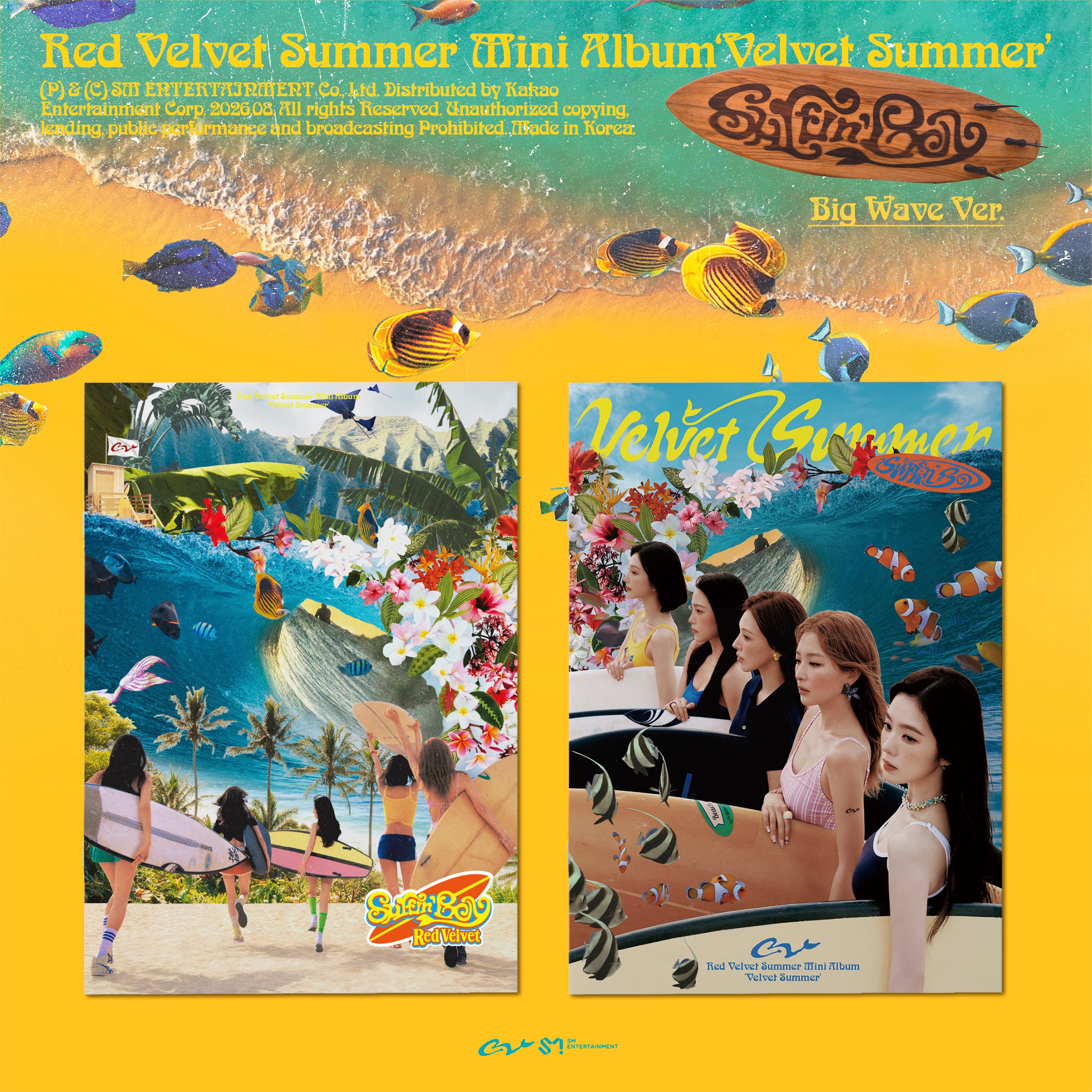 [PRE-ORDER] Red Velvet - Velvet Summer (Big Wave ver.)