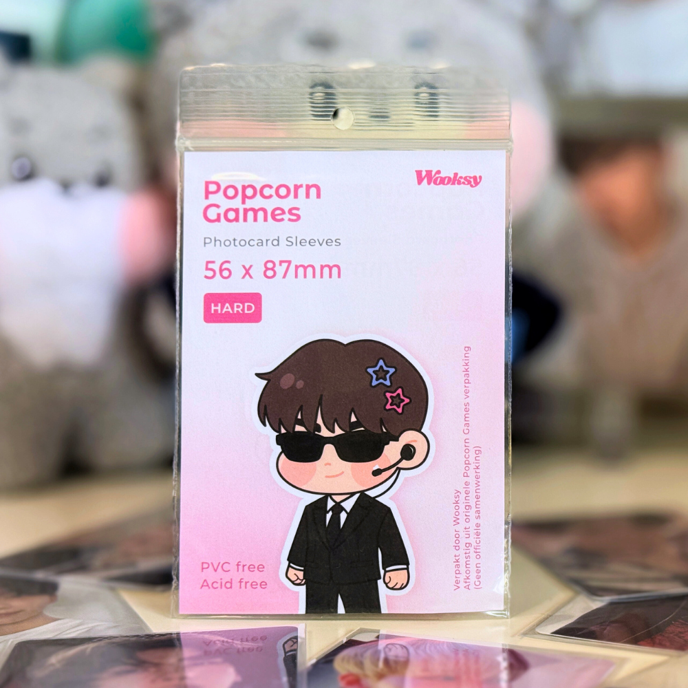 popcorn games card sleeves Popcorn Games Photocard Sleeves (Hard) – Wooksy